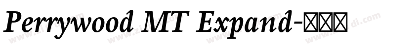 Perrywood MT Expand字体转换